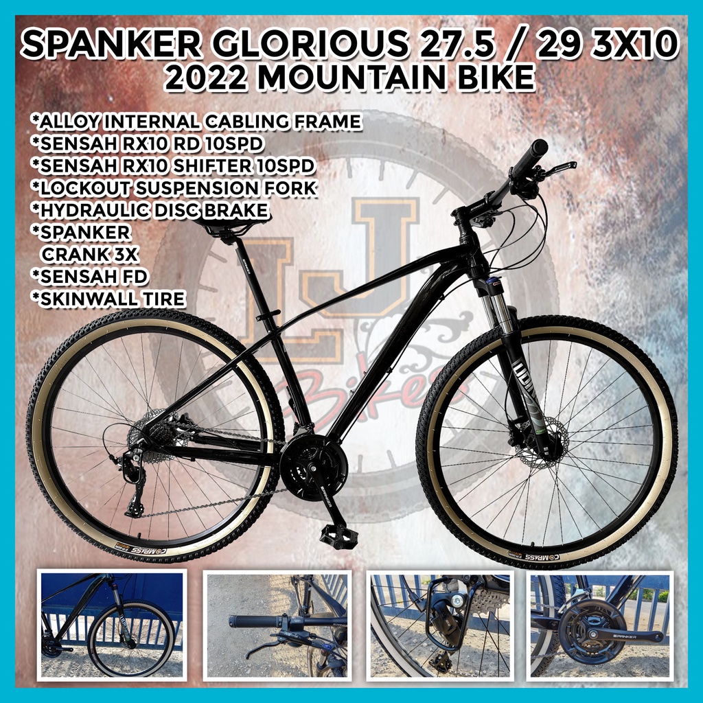 BRAND NEW 2022 SPANKER GLORIOUS 3 10 HYDRAULIC DISC BRAKE ALLOY