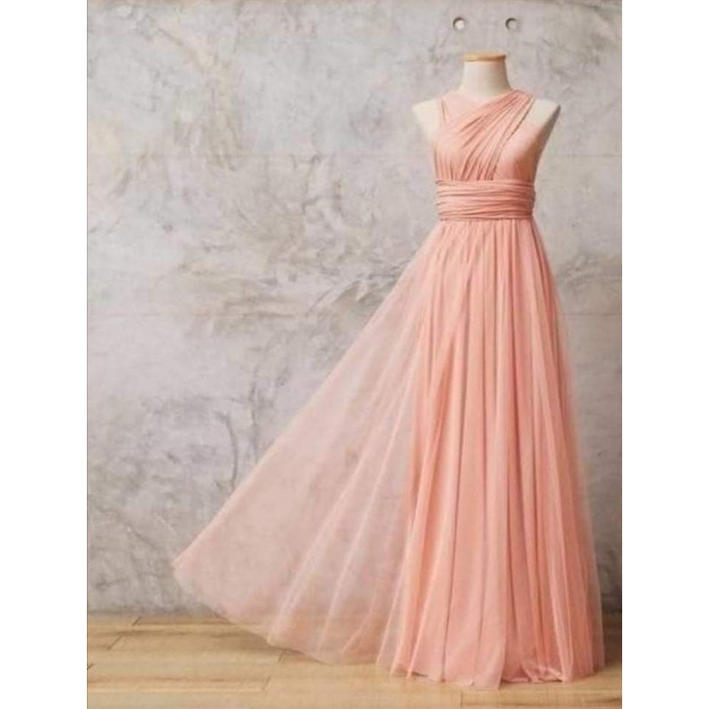 Light peach cheap infinity dress