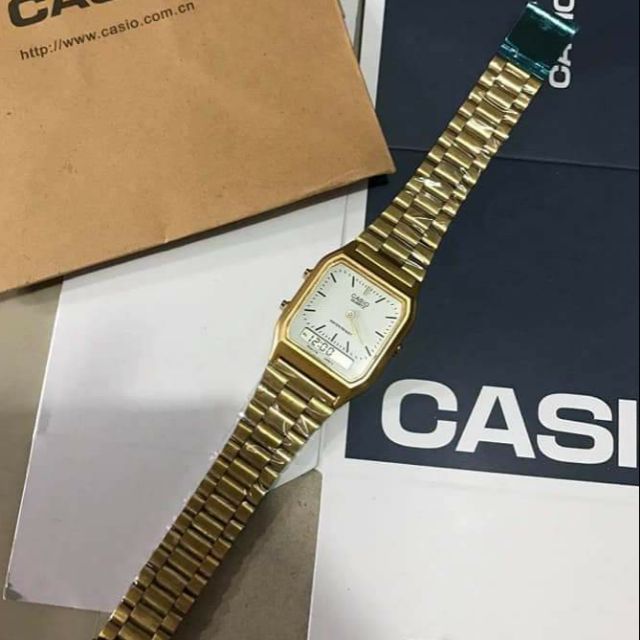 Casio aq hotsell 230 gold fake