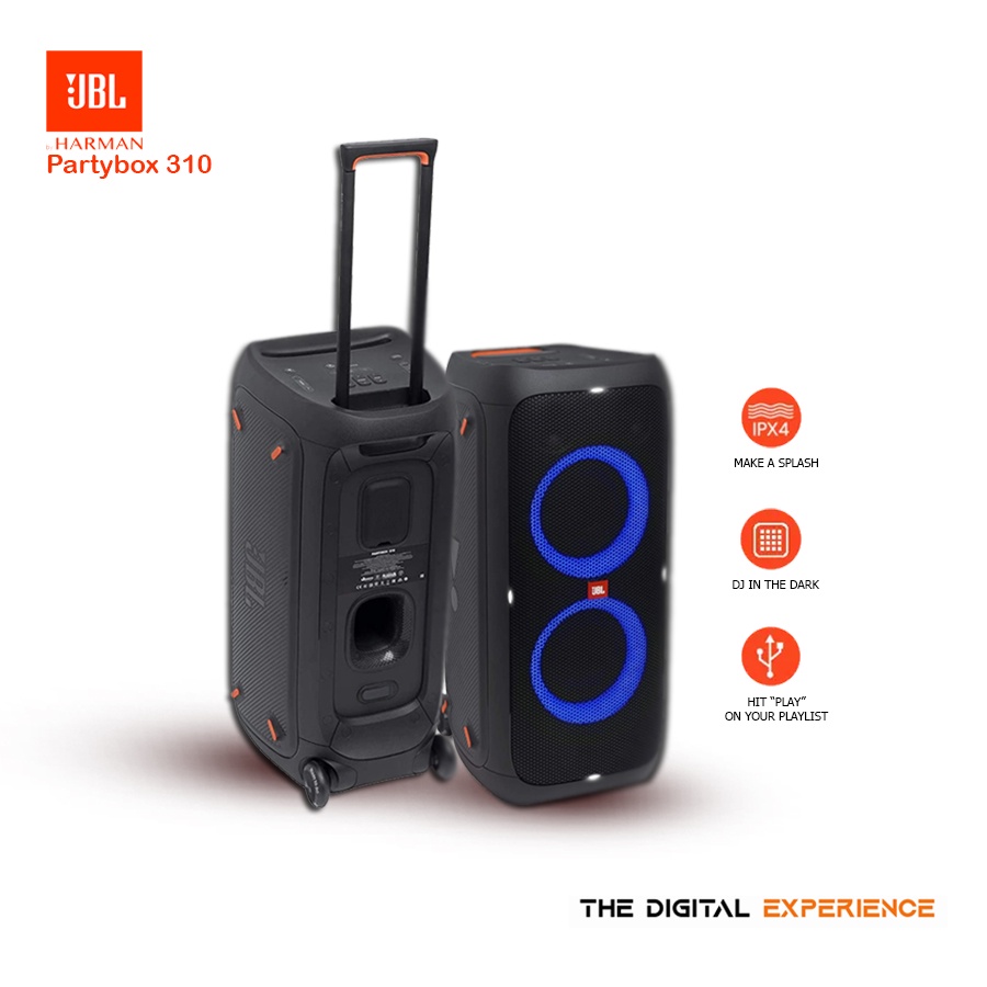 JBL PartyBox 310 Portable Bluetooth Party Speaker with Lighting