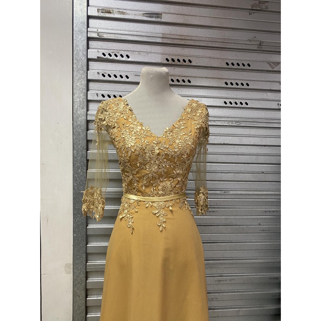 Yellow and best sale gold dresses