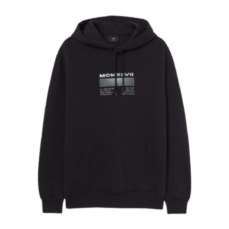 H and shop m black hoodie