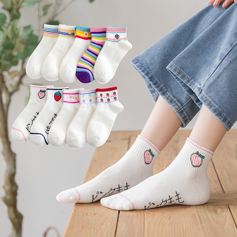 Candy Color Short Socks Women Cotton Non-slip Stokin Cute Sweet Female  Casual Ankle Socks Ins Fashion Korean Plain Low Top Socks