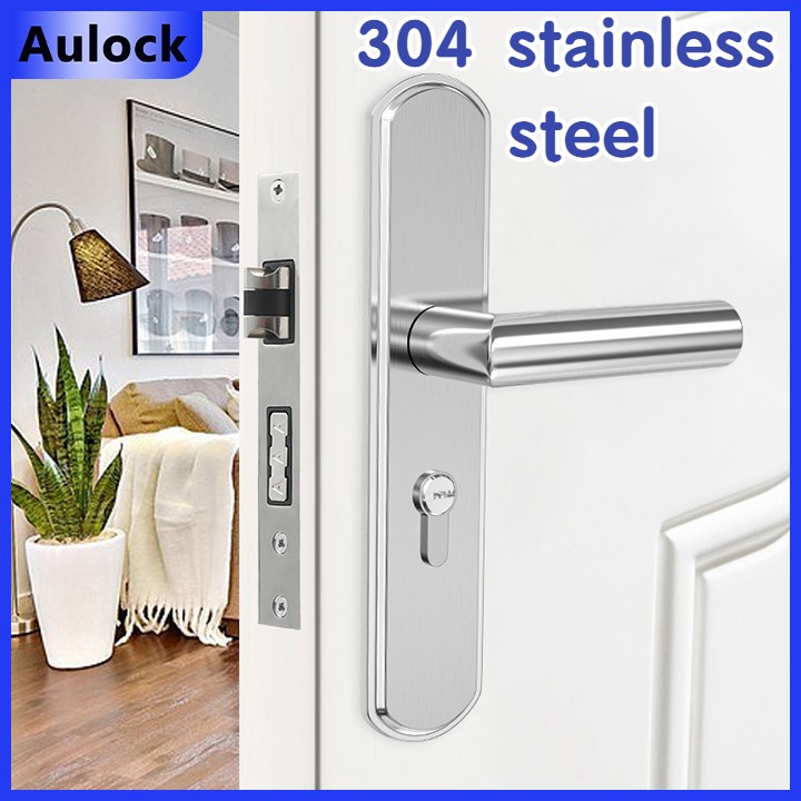 Double locking deals door knob