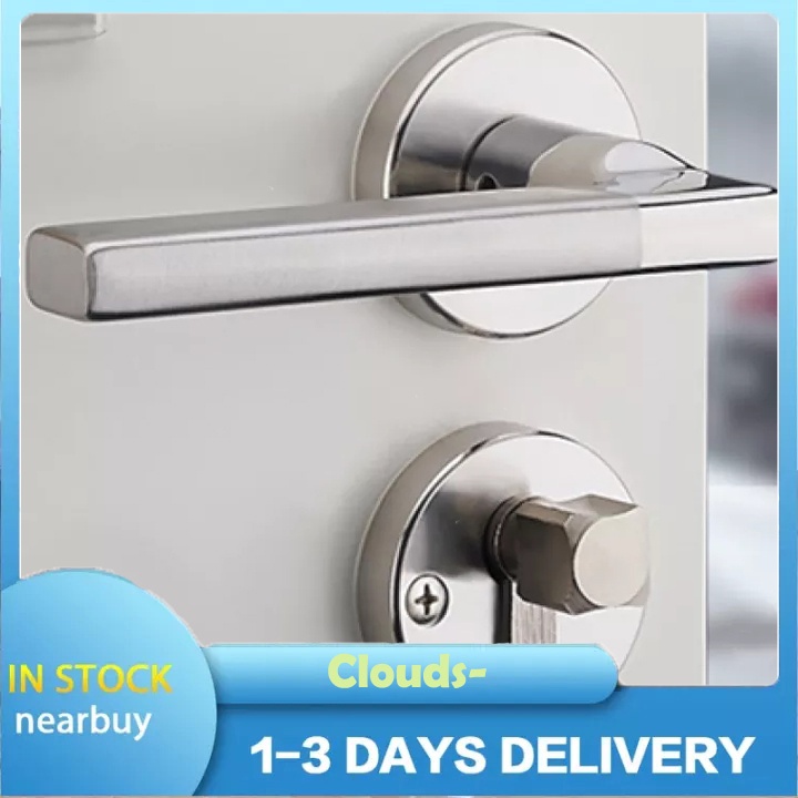 Door knob with lock deals for bedroom