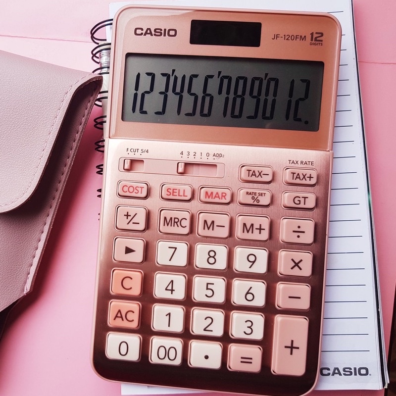 Rose gold store casio calculator