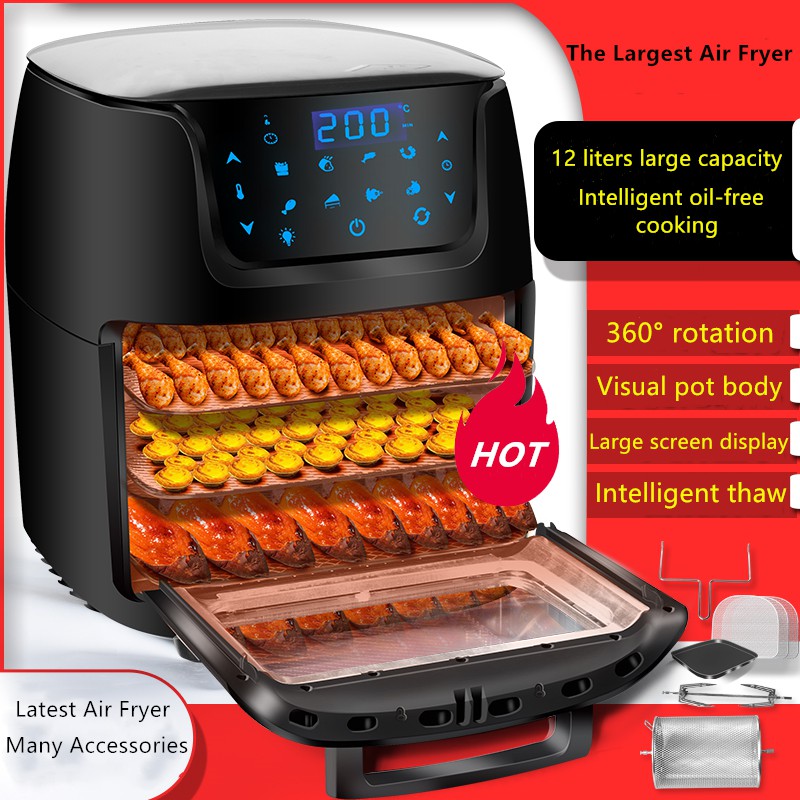 1 Year Warranty 12L Air Fryer Oil free Air Fryer The Largest Air