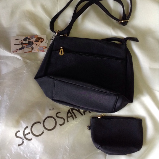 Secosana sling hot sale bag black