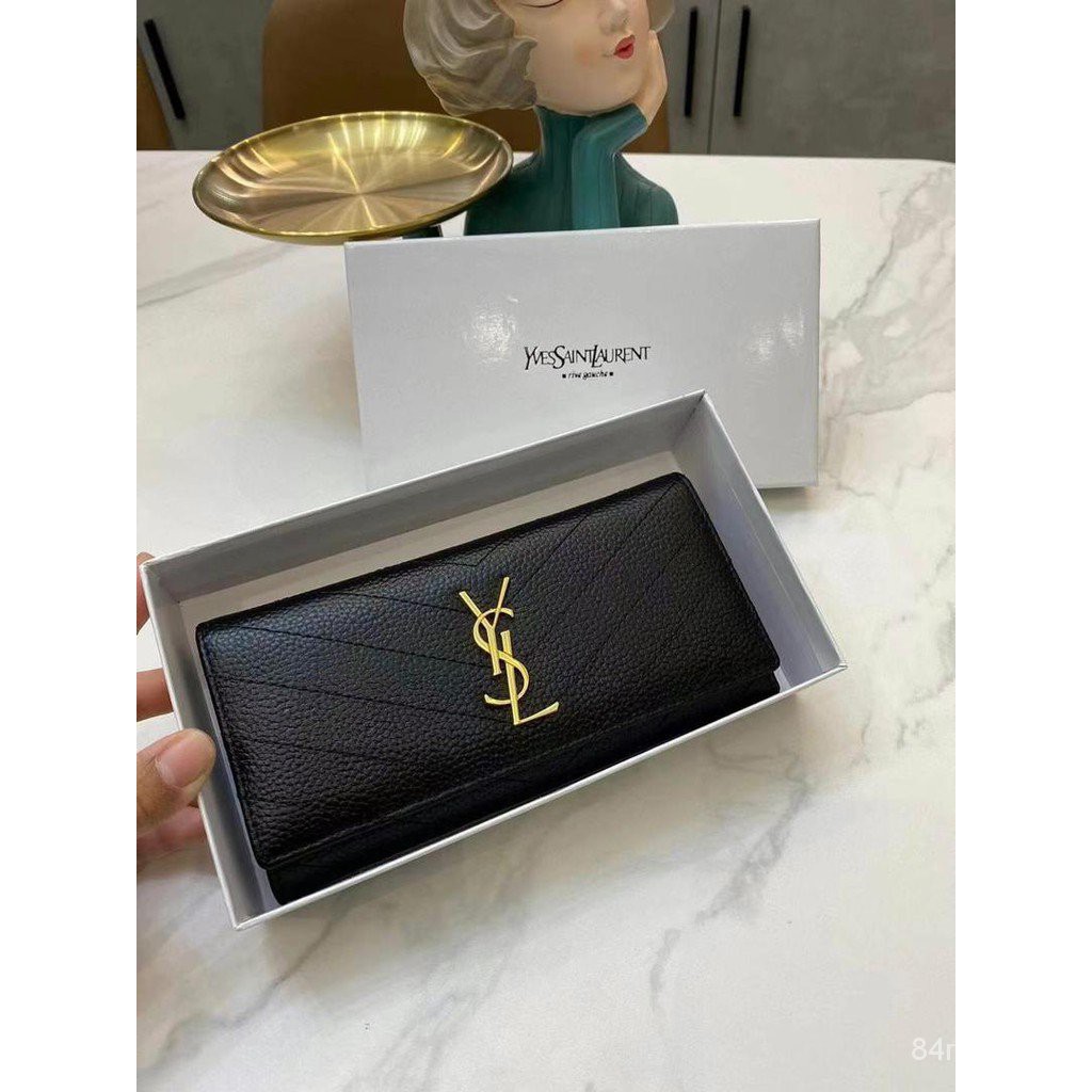 Ysl best sale long wallet