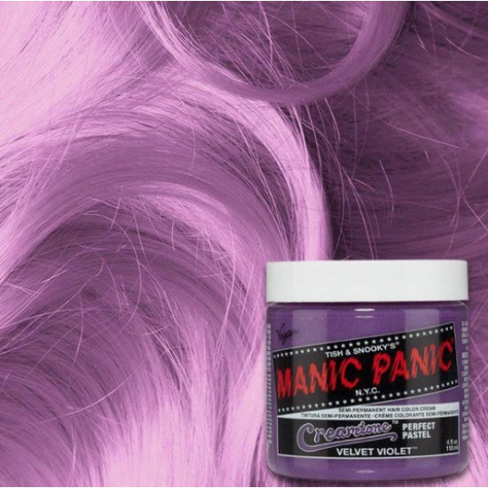 Manic Panic Creamtone Perfect Pastel Semi-Permanent Hair Color Cream - #  Velvet Violet