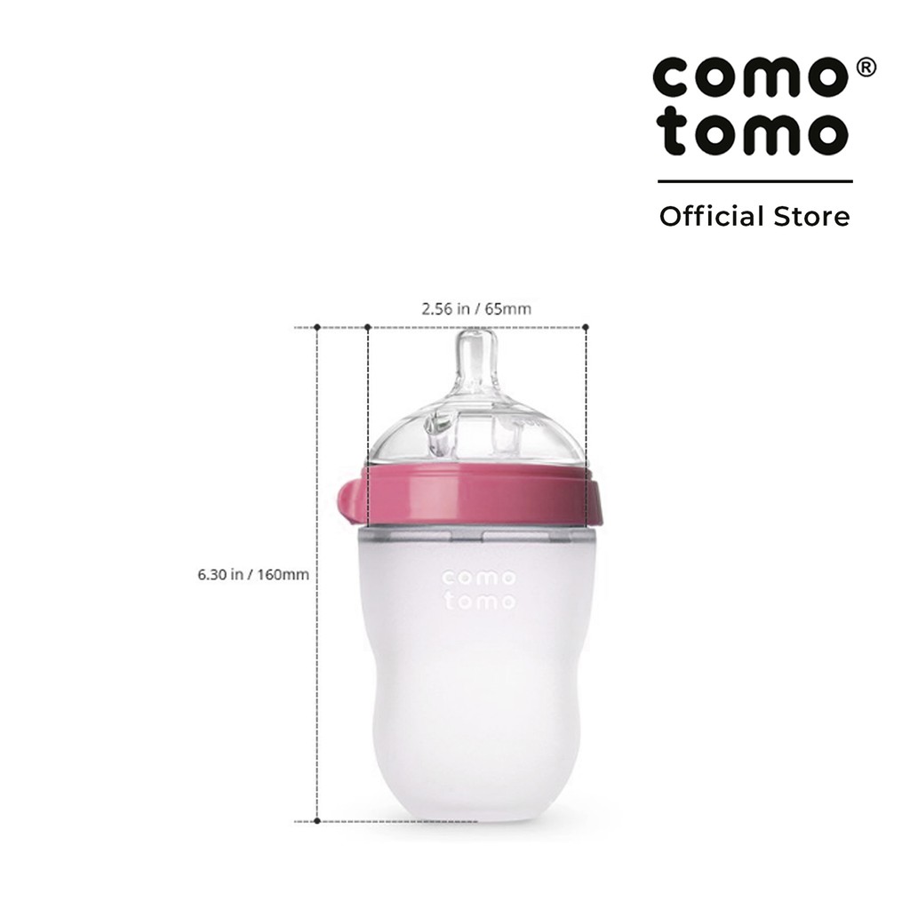 Comotomo store bottle dimensions