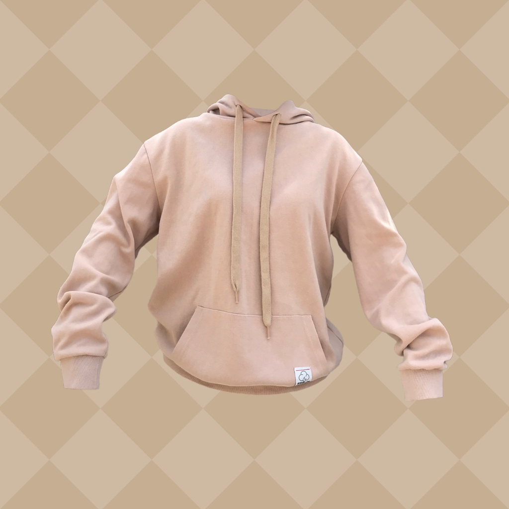 Nude colored online hoodie