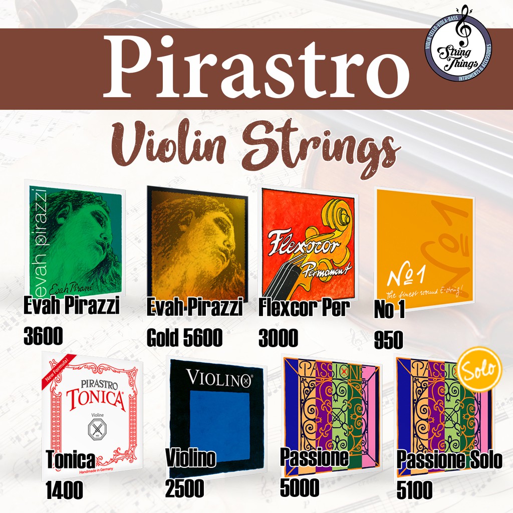 Pirastro deals violin strings