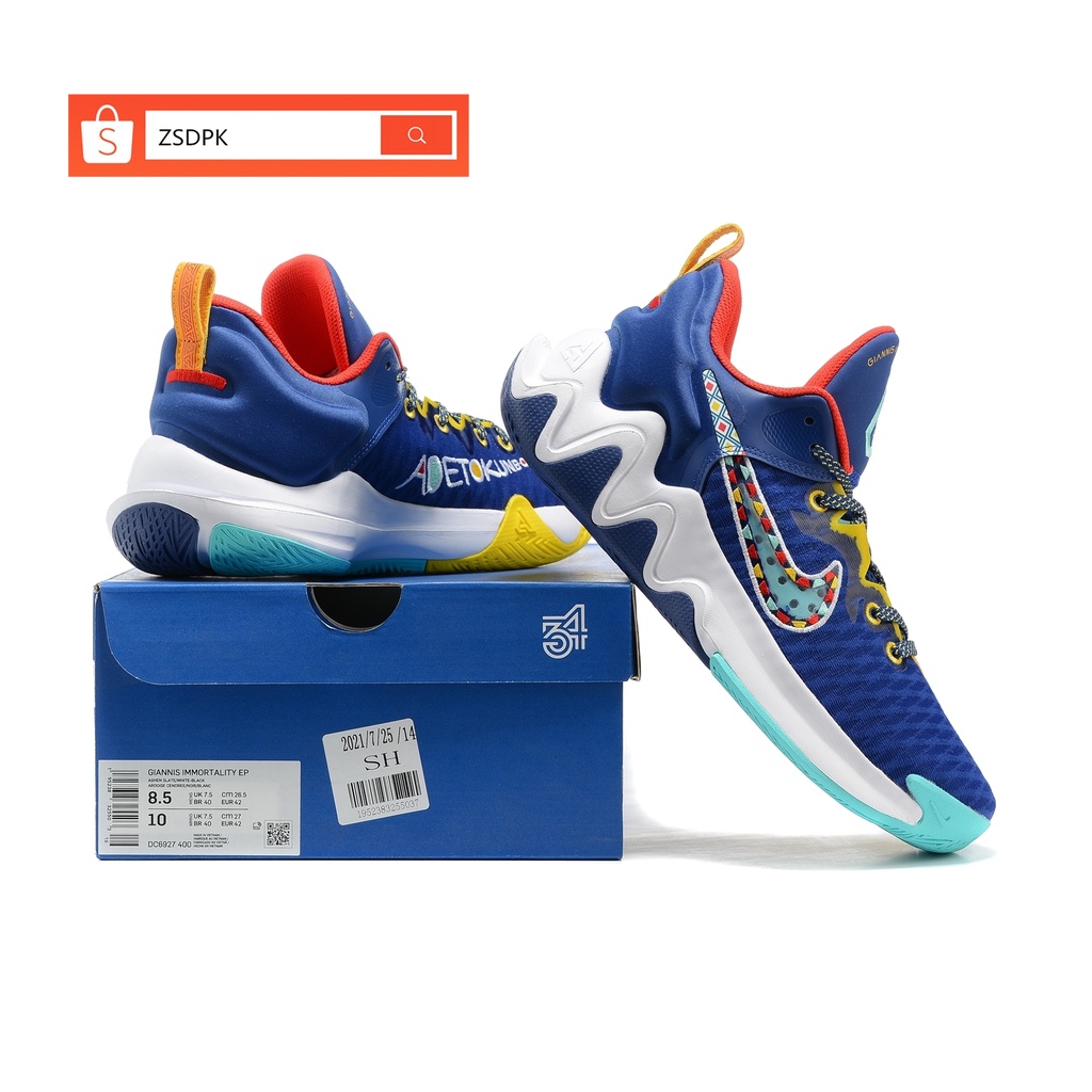 Giannis shoes outlet blue