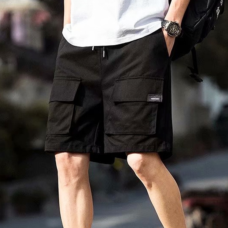 Black cargo shorts outlet for men