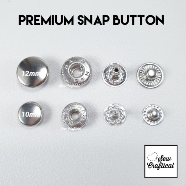 Snap button clearance