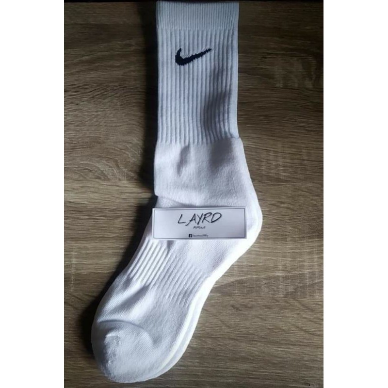 Nike double hot sale swoosh socks