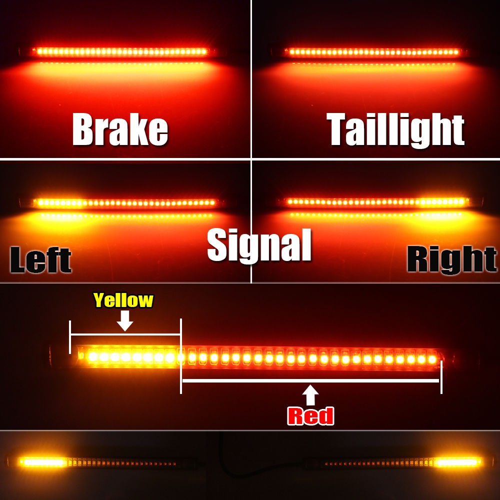 Motorcycle LED Light Strip For Brake Tail Light Turn Sign