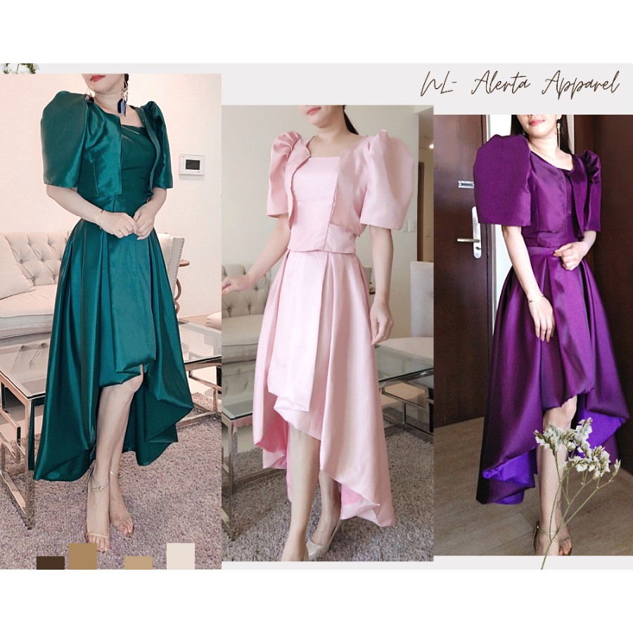 Filipiniana shop dress shopee