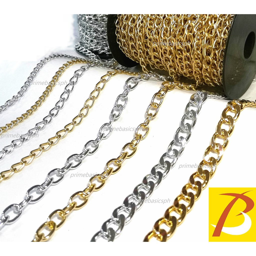 Colored aluminum best sale chain for jewelry