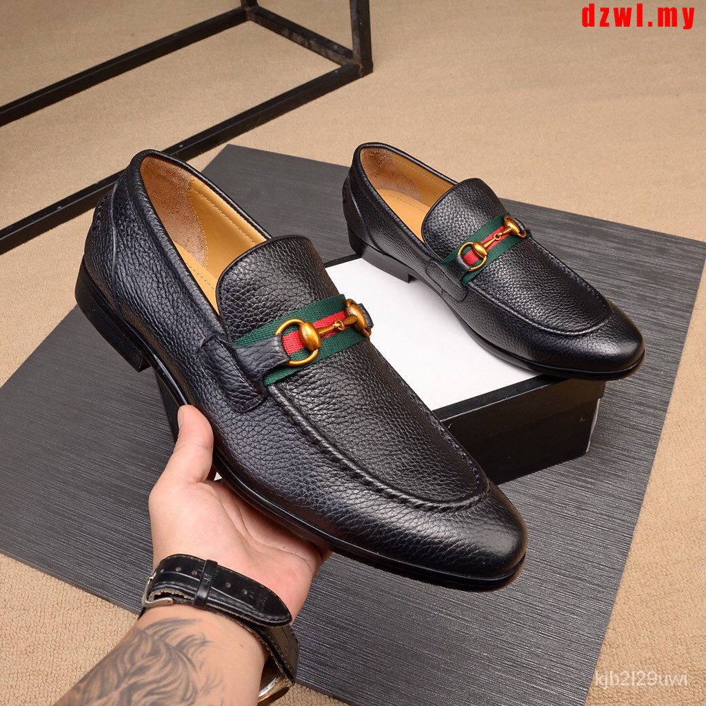 Gucci shoes black hot sale for men