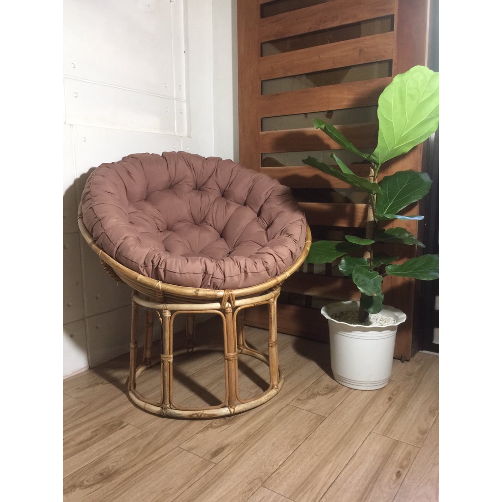 Light wood papasan discount chair