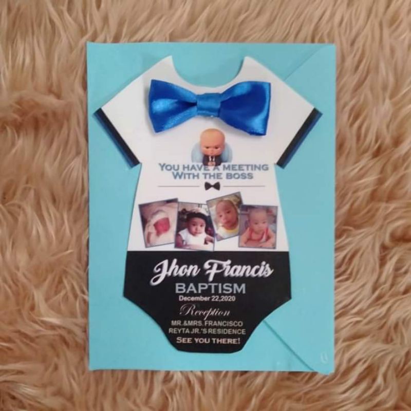 Onesie invitation store