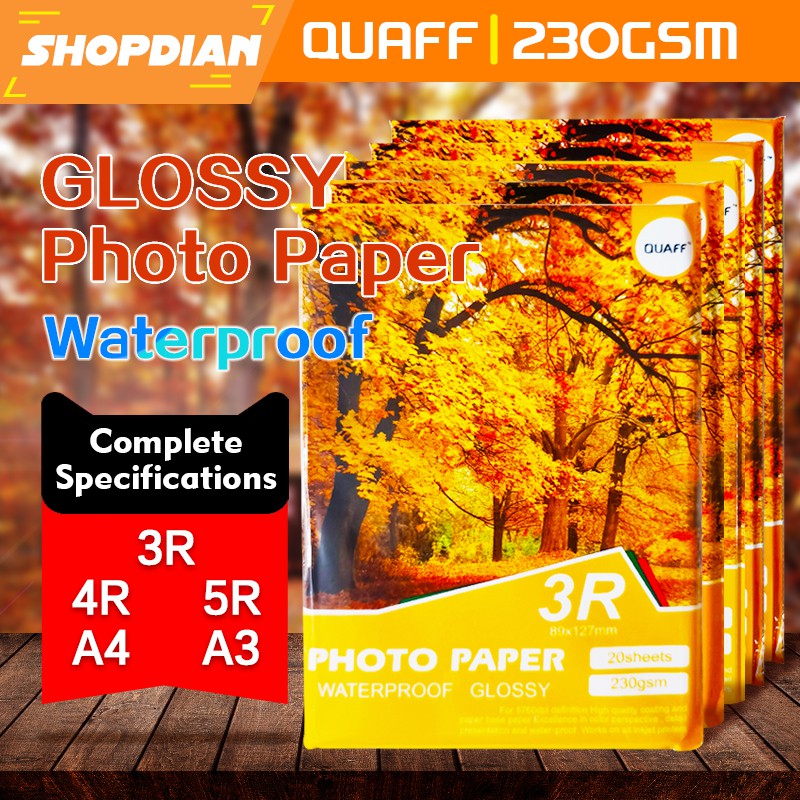 Quaff Glossy Photo Paper