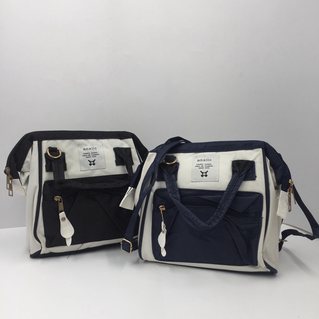 Anello bag black outlet and white