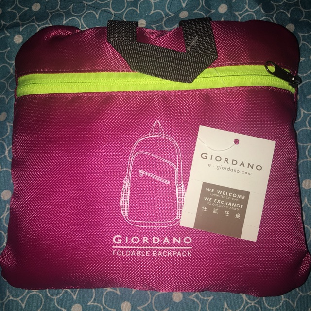 Giordano backpack outlet price