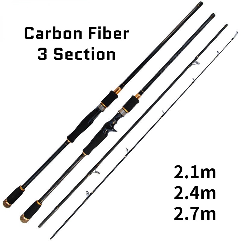 1.68m Ultra Light Ul Slow Lure Rod 1-6g 3-6lb Carbon 2 Section