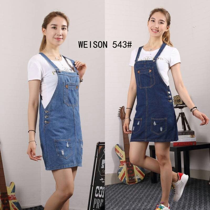 Womens denim hot sale jumper dress