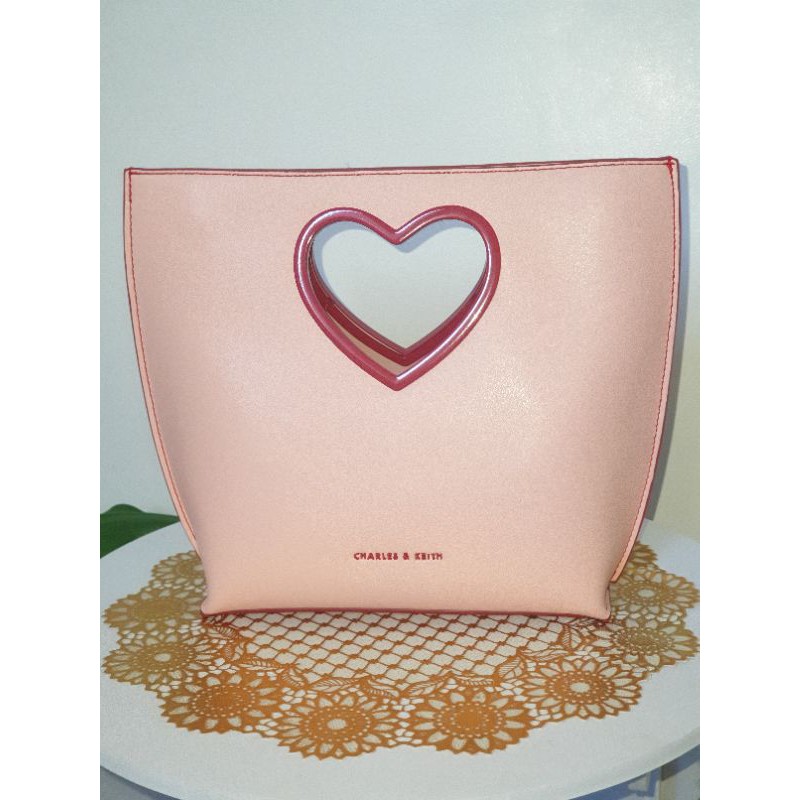 Charles keith best sale heart bag