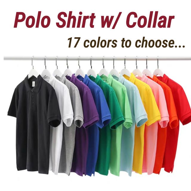 Different color polo clearance shirts