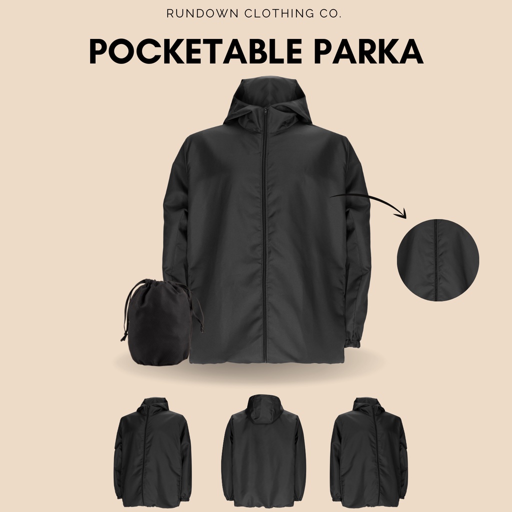 Pocketable parka store