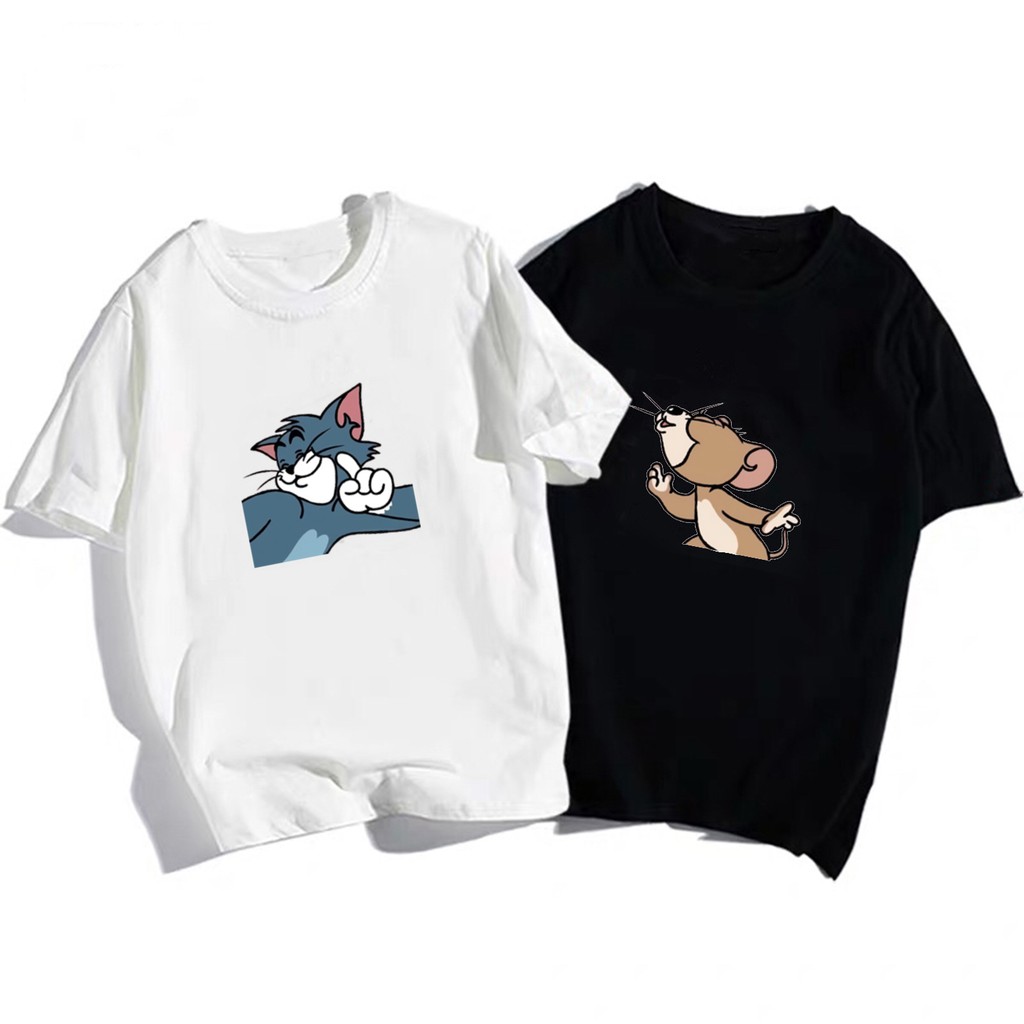 Tom and Jerry t-shirt Unisex cotton makapal | Shopee Philippines