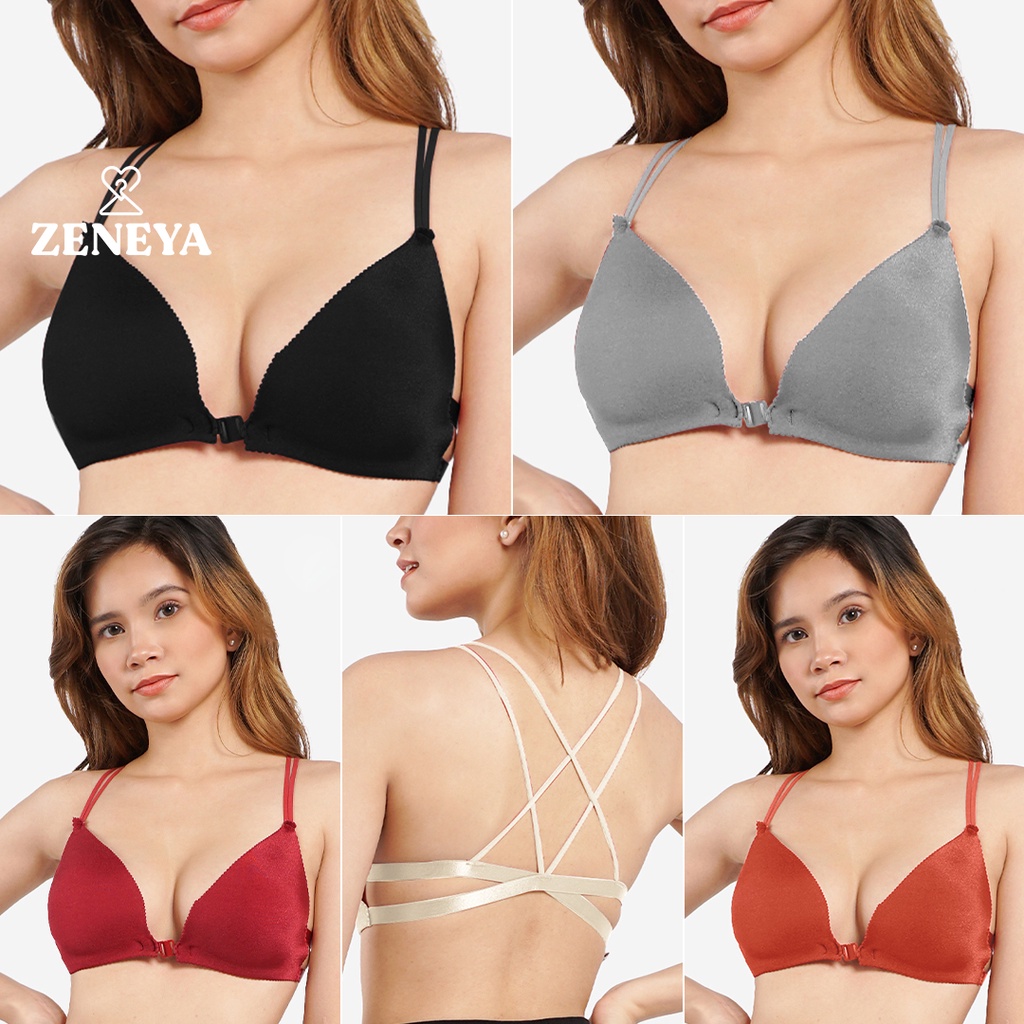 Zeneya Backless Strapless Tube Bra Brassiere Bralette For Women