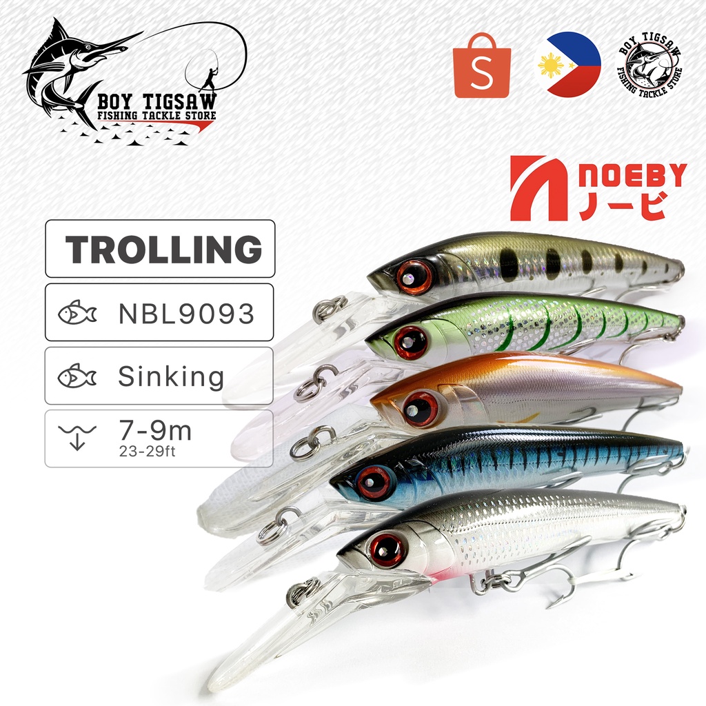 Noeby NBL-9093 Sinking Minnow Trolling Fishing Lures