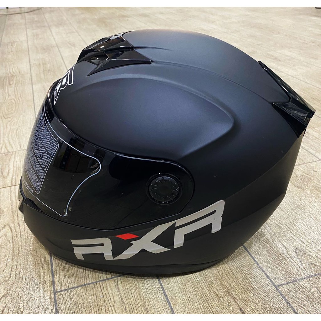 Full face helmet black hot sale visor