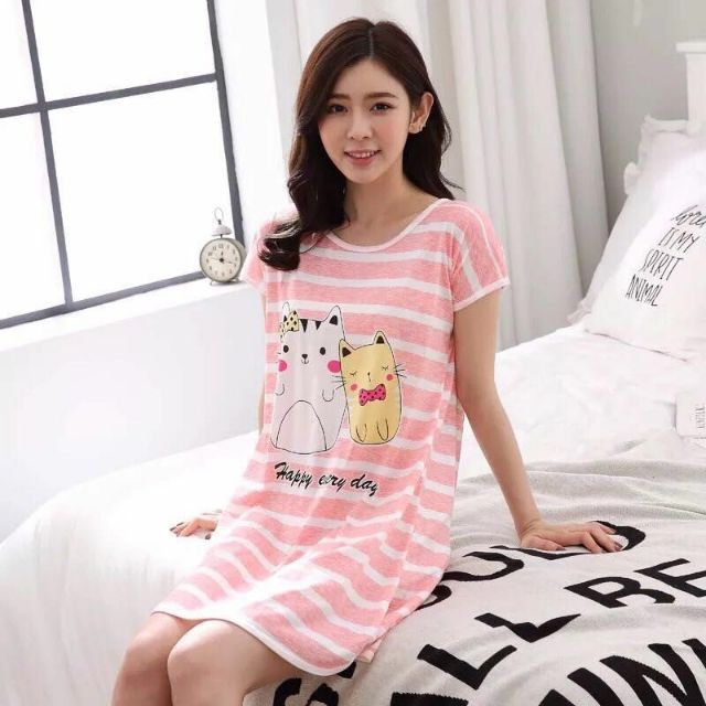 pajama dress （only Front Print）