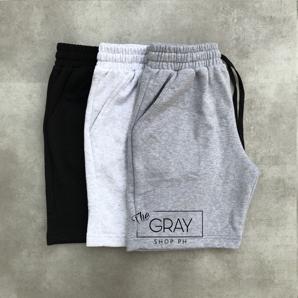 Plain best sale sweat shorts