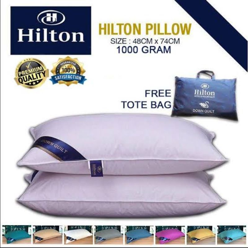 Hilton pillows outlet brand