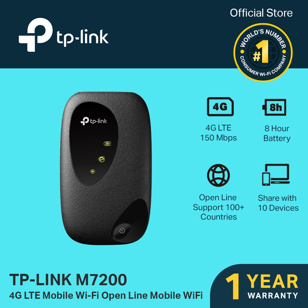 Modem/routeur Mobile 4G LTE WiFi – M7200 – Tp-link Maroc