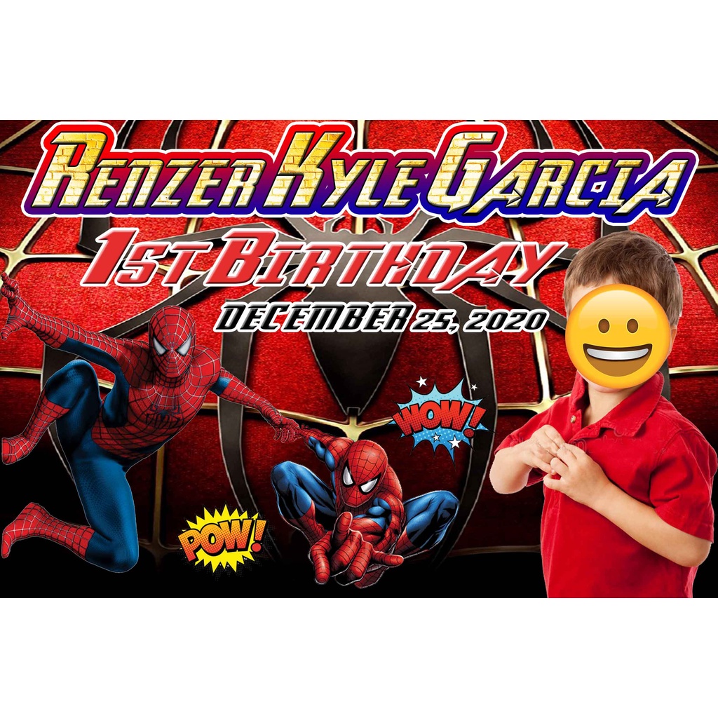 spiderman background for tarpaulin