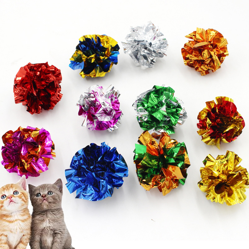 Paper ball cat outlet toy