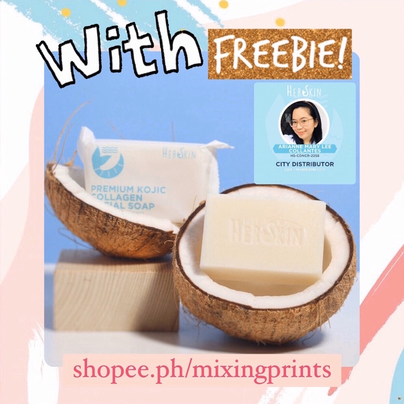 WITH FREEBIE | HerSkin Premium Kojic Collagen Soap by Kath