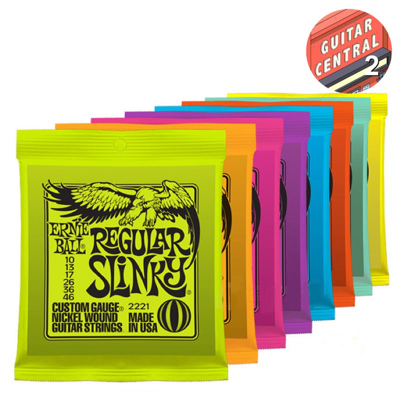 1 Set Pack Ernie Ball Electric Guitar Strings Slinky Nickel Wound