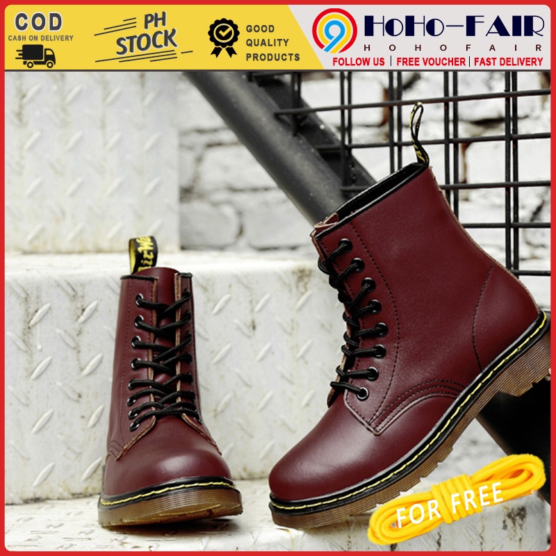 Dr.Martens Boots Genuine Leather Men Martin Shoes Women Korean