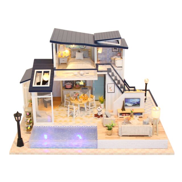 Diy miniature store mansion