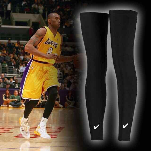 nike knee leg sleeves black